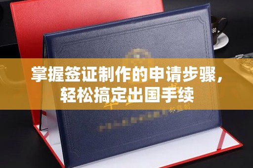 湖西掌握签证制作的申请步骤，轻松搞定出国手续